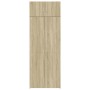 Armario de madera de ingeniería roble Sonoma 80x42,5x225 cm
