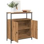 Aparador de madera de ingeniería roble artisian 70x30x80 cm de , Aparadores - Ref: Foro24-857473, Precio: 87,89 €