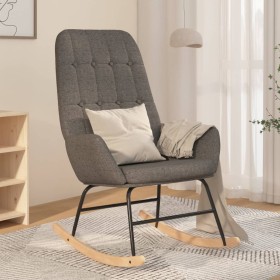Hellgrauer Schaukelstuhl aus Stoff von vidaXL, Schaukelstühle - Ref: Foro24-341253, Preis: 125,54 €, Rabatt: %