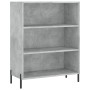 Aparador alto madera contrachapada gris hormigón 69,5x34x180 cm de , Aparadores - Ref: Foro24-3196079, Precio: 127,51 €, Desc...