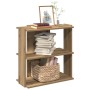 Librería 3 niveles madera ingeniería roble artesanal 60x30x60cm | Foro24.es | Tu tienda online para hogar, jardín y más Foro24.es