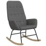Hellgrauer Schaukelstuhl aus Stoff von vidaXL, Schaukelstühle - Ref: Foro24-341253, Preis: 123,75 €, Rabatt: %