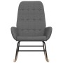 Silla mecedora de tela gris claro de vidaXL, Mecedoras - Ref: Foro24-341253, Precio: 125,45 €, Descuento: %