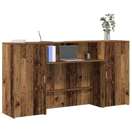 Mostrador de recepción madera vieja 200x50x103,5 cm de , Escritorios - Ref: Foro24-3324221, Precio: 307,86 €, Descuento: %