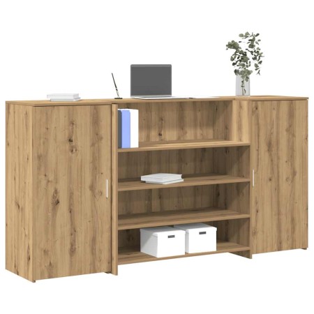 Mostrador de recepción roble artisian 200x50x103,5 cm | Foro24.es | Tu tienda online para hogar, jardín y más Foro24.es