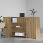 Mostrador de recepción roble artisian 200x50x103,5 cm | Foro24.es | Tu tienda online para hogar, jardín y más Foro24.es
