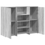 Mostrador de recepción sonoma gris 135x50x103,5 cm | Foro24.es | Tu tienda online para hogar, jardín y más Foro24.es
