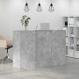 Mostrador de recepción gris hormigón 155x50x103,5 cm de , Escritorios - Ref: Foro24-3324199, Precio: 278,49 €, Descuento: %
