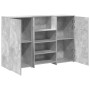 Mostrador de recepción gris hormigón 155x50x103,5 cm de , Escritorios - Ref: Foro24-3324199, Precio: 278,49 €, Descuento: %