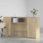 Mostrador de recepción roble sonoma 200x50x103,5 cm | Foro24.es | Tu tienda online para hogar, jardín y más Foro24.es