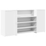 Mostrador de recepción blanco 200x50x103,5 cm madera ingeniería | Foro24.es | Tu tienda online para hogar, jardín y más Foro24.es
