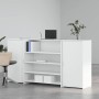 Mostrador de recepción blanco 200x50x103,5 cm madera ingeniería | Foro24.es | Tu tienda online para hogar, jardín y más Foro24.es