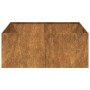Jardinera oxidada 100x100x40 cm acero corten