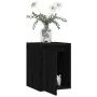 Wall cabinet 2 pcs solid black pine wood 30x30x40 cm by vidaXL, Shelves and shelves - Ref: Foro24-813484, Price: 56,69 €, Dis...