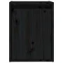 Wall cabinet 2 pcs solid black pine wood 30x30x40 cm by vidaXL, Shelves and shelves - Ref: Foro24-813484, Price: 56,69 €, Dis...