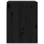 Wall cabinet 2 pcs solid black pine wood 30x30x40 cm by vidaXL, Shelves and shelves - Ref: Foro24-813484, Price: 56,69 €, Dis...