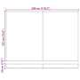 Toldo Retráctil Manual Rayas Multicolor 300x250 cm de , Toldos - Ref: Foro24-3329997, Precio: 262,03 €, Descuento: %