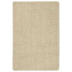 Cream-colored non-slip furry rug 140x200 cm by vidaXL, Rugs - Ref: Foro24-340389, Price: 58,88 €, Discount: %
