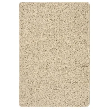 Cremefarbener, rutschfester Zottelteppich 140x200 cm von vidaXL, Teppiche - Ref: Foro24-340389, Preis: 58,88 €, Rabatt: %