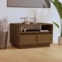 TV-Ständer aus massivem Kiefernholz honigbraun 60x35x37 cm von vidaXL, TV-Möbel - Ref: Foro24-813428, Preis: 45,71 €, Rabatt: %