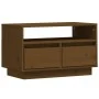 TV-Ständer aus massivem Kiefernholz honigbraun 60x35x37 cm von vidaXL, TV-Möbel - Ref: Foro24-813428, Preis: 45,71 €, Rabatt: %