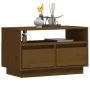 TV-Ständer aus massivem Kiefernholz honigbraun 60x35x37 cm von vidaXL, TV-Möbel - Ref: Foro24-813428, Preis: 45,71 €, Rabatt: %