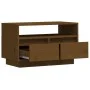 TV-Ständer aus massivem Kiefernholz honigbraun 60x35x37 cm von vidaXL, TV-Möbel - Ref: Foro24-813428, Preis: 45,71 €, Rabatt: %