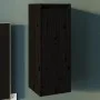 Massiver Wandschrank aus schwarzem Kiefernholz, 30 x 30 x 80 cm von vidaXL, Regale und Regale - Ref: Foro24-813503, Preis: 54...