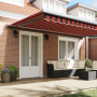 Toldo Retráctil Manual Naranja y Marrón 500x300 cm | Foro24.es | Tu tienda online para hogar, jardín y más Foro24.es