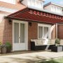 Toldo Retráctil Automático - Naranja y Marrón 500x300 cm | Foro24.es | Tu tienda online para hogar, jardín y más Foro24.es