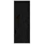 Armario de pared de madera maciza de pino negro 30x30x80 cm de vidaXL, Estantes y estanterías - Ref: Foro24-813503, Precio: 5...