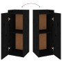 Massiver Wandschrank aus schwarzem Kiefernholz, 30 x 30 x 80 cm von vidaXL, Regale und Regale - Ref: Foro24-813503, Preis: 55...