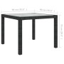 5-piece garden dining set with black PE rattan cushions by vidaXL, Garden sets - Ref: Foro24-3094866, Price: 403,84 €, Discou...