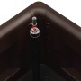 Arriate con sistema de riego automático moca 100x43x33 cm