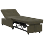 Sofá cama 3 en 1 extensible gris oscuro de tela sintética de , Sofás - Ref: Foro24-42008605, Precio: 214,27 €