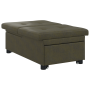 Sofá cama 3 en 1 extensible gris oscuro de tela sintética de , Sofás - Ref: Foro24-42008605, Precio: 214,27 €