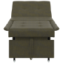 Sofá cama 3 en 1 extensible gris oscuro de tela sintética de , Sofás - Ref: Foro24-42008605, Precio: 214,27 €