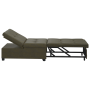 Sofá cama 3 en 1 extensible gris oscuro de tela sintética de , Sofás - Ref: Foro24-42008605, Precio: 214,27 €