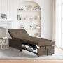 Sofá cama 3 en 1 diseño extraíble verde ejército de cuero de microfibra de , Sofás - Ref: Foro24-42008606, Precio: 214,27 €
