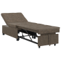Sofá cama 3 en 1 diseño extraíble verde ejército de cuero de microfibra de , Sofás - Ref: Foro24-42008606, Precio: 214,27 €
