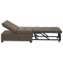 Sofá cama 3 en 1 diseño extraíble verde ejército de cuero de microfibra de , Sofás - Ref: Foro24-42008606, Precio: 214,27 €