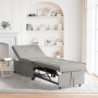 Sofá Cama Diseño 3 en 1 Extraíble Tejido Gris Claro de , Sofás - Ref: Foro24-42008608, Precio: 209,08 €, Descuento: %