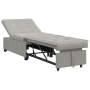 Sofá Cama Diseño 3 en 1 Extraíble Tejido Gris Claro de , Sofás - Ref: Foro24-42008608, Precio: 209,08 €, Descuento: %