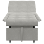 Sofá Cama Diseño 3 en 1 Extraíble Tejido Gris Claro de , Sofás - Ref: Foro24-42008608, Precio: 209,08 €, Descuento: %