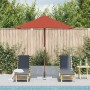 Sombrilla de jardín con palo de madera terracota 150x200 cm de , Sombrillas - Ref: Foro24-44538, Precio: 62,22 €, Descuento: %