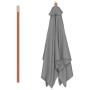 Sombrilla de jardín con palo de madera antracita 150x200 cm de , Sombrillas - Ref: Foro24-44535, Precio: 48,85 €, Descuento: %