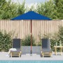 Sombrilla de jardín con palo de madera azul 150x200 cm de , Sombrillas - Ref: Foro24-313885, Precio: 40,09 €, Descuento: %