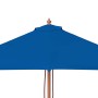 Sombrilla de jardín con palo de madera azul 150x200 cm de , Sombrillas - Ref: Foro24-313885, Precio: 40,09 €, Descuento: %
