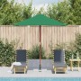 Sombrilla de jardín con palo de madera verde 150x200 cm de , Sombrillas - Ref: Foro24-44534, Precio: 42,74 €, Descuento: %