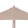 Sombrilla de jardín con palo de madera taupe 150x200 cm | Foro24.es | Tu tienda online para hogar, jardín y más Foro24.es